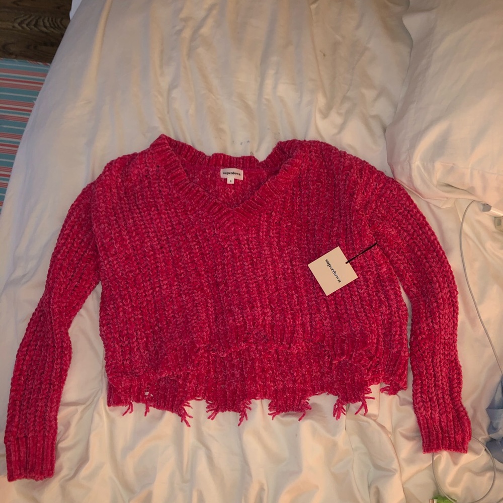 Print pink sweater from superdown size S